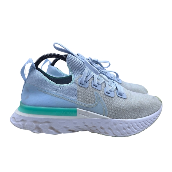 Nike Shoes - Nike React Infinity Flyknit Womens Size 9 Gray White Teal Running Shoes